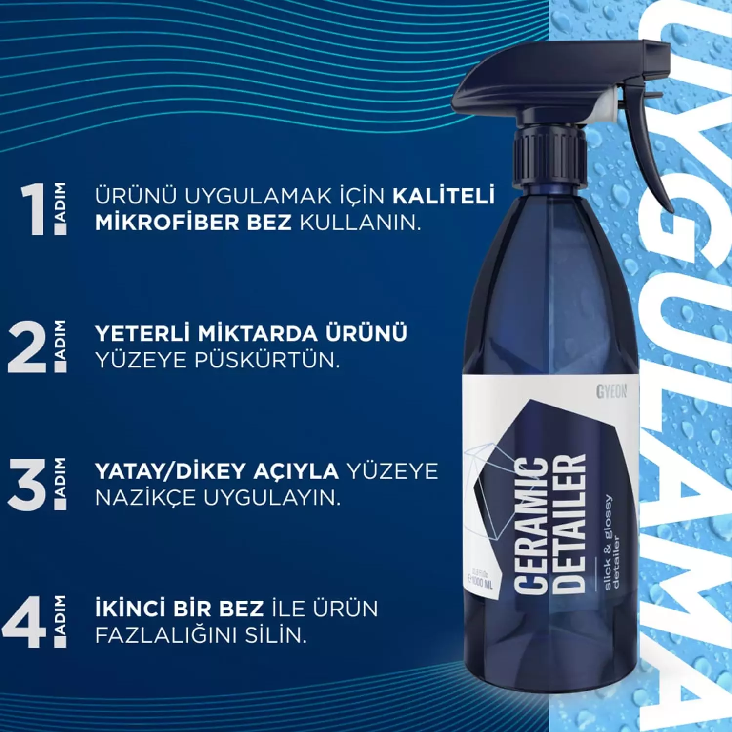 GYEON%20Q²M%20Ceramic%20Detailer%20Seramik%20Yüzey%20Detaylandırıcı%20ve%20Parlatıcı%20-%20500%20ml%20-Su%20İtici%20Oto%20Cila