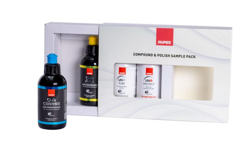 RUPES Compound/Polish Sample Pack 4X125 ML